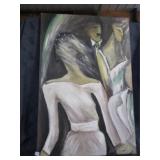 Art work, paint on canvas