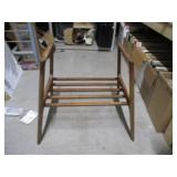 vintage wooden stool/shoe rack