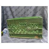green storage crate