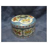 gravy dunn embossed biscuit tin
