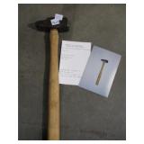 Blacksmith cross peen hammer