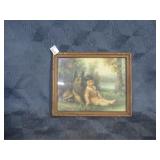 Vintage framed print