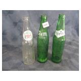 Canada Dry/ Teem/ Sprite bottles