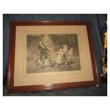 Framed 'Tug of War'  Print