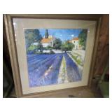 Craig Philip Lavender Fields Framed Art