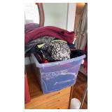 Bin of skirts