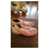 Pink bowling shoes