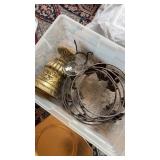 Gold chargers and decor