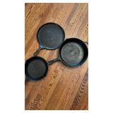 Cast iron pans