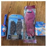 Lint rollers and ice cleats