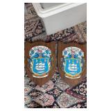 MacDonald coat of arm plaques
