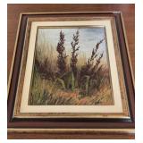 Framed painting