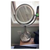 Small light up mirror