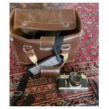 Canon camera with bag and accessories
