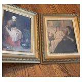 Vintage framed prints