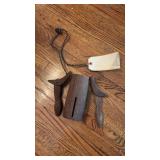 Antique wooden cowbell