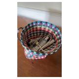Basket of extension cords