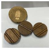 Telephone tokens, confederation coin