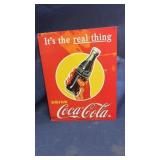 Coca Cola metal wall sign