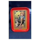 Metal Norman Rockwell coca cola tin