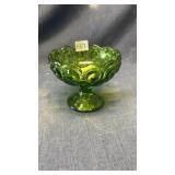 Vintage L E Smith moon & stars candy dish