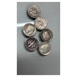 American silver dimes