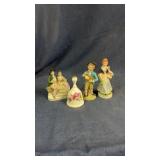 Vintage figurines, bell