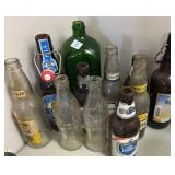 Misc vintage bottles