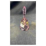 Fenton hand painted glass bell