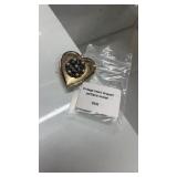 Vintage heart shaped perfume locker