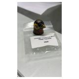Vintage Cloisonnï¿½ bird head thimble