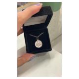 Sterling I love you pendant