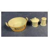 Misc bowl, sugar dish, shaker
