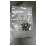 Signed Sherman Jewelry brooch