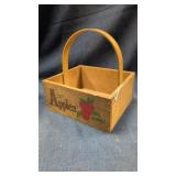 Wooden apple basket