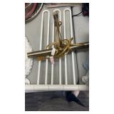Light, towel bar