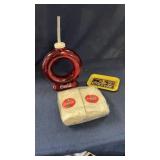 Coca Cola tray, napkins, circular bottle