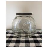 S Glass Jar