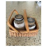 Basket & Canning Jars