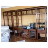 5 piece multi media wall unit NO CONTENTS