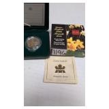 2003 50 cent silver coin Golden daffodil