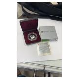 1988 Saint Maurice Ironworks silver $1 proof