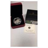 2008 $20 Dollar fine silver coin Agriculture