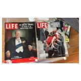 1956, 1965 Churchill life magazines