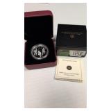 2012 Proof silver Dollar coin
