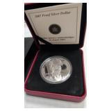 2007 proof silver dollar