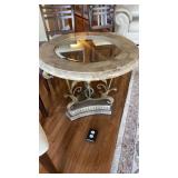 Circular coffee table