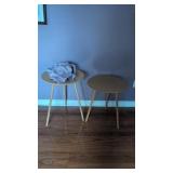 2 wooden tables