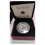 2009 $20 silver coin summer moon mask