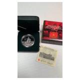 1998 Silver proof dollar